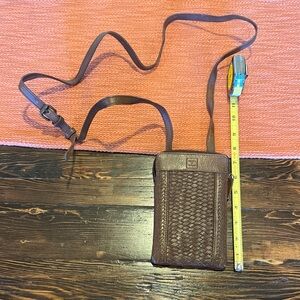 Brown Leather Crossbody Bag